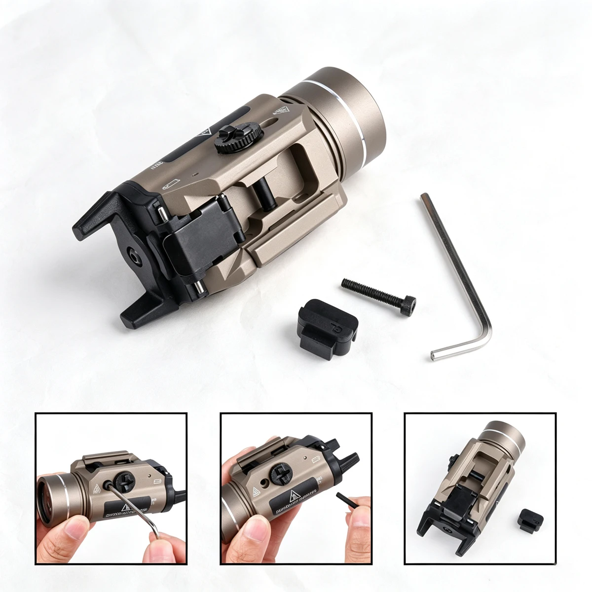 Tactical TLR-1 TLR-1HL TLR-3 TLR-7 Airsoft Scout Light Hunting for GLOCK 17 19 Pistol Gun Hanging Flashlight 20mm Rail - view 4
