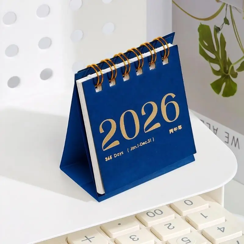 2026 Mini Monthly Desktop Calendar Daily Schedule Planner Home Office Decors Desk Standing Desk Calendar