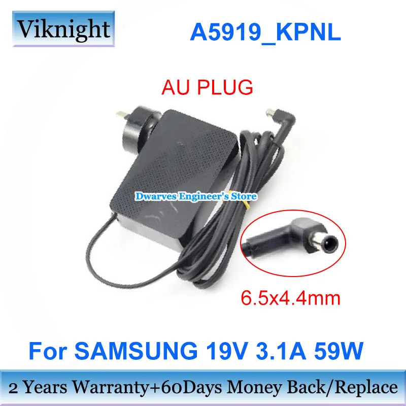 

Genuine AU Plug 59W 19V 3.1A AC Adapter A5919_KPNL Monitor Charger For Samsung K850 DOLBY ATMOS BN44-00887E Power Supply