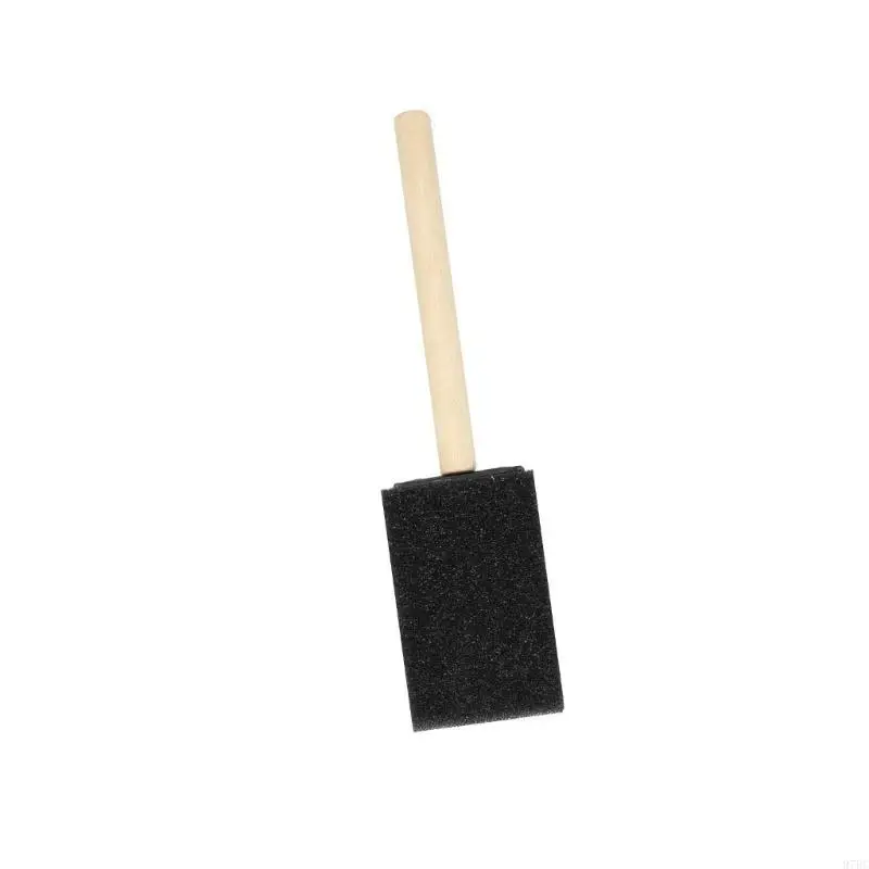 97BC Sponge Foam Head Painting Brushes Set For Painting And Crafting With Easy To Clean Designs And Comfortable Grip