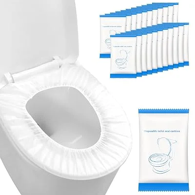 5/10/20PCS Disposable Toilet Seat Covers Non Woven Portable Toilet Seat Covers Travel Hotel Public Toilet Bathroom Accessories