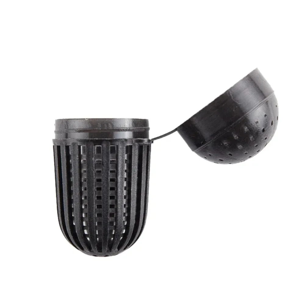 15 stücke Mini Fisch Köder Käfig Verdickte Kunststoff Ball Köder Box Angeln Locken Korb Feeder Halter Garnelen Hummer Fisch Köder falle Käfig – Detail 5