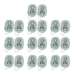 20 Pieces AED Training Device Patches Paediatric Pads First Aid Training Replacement Pads Child Training Universal Trainer