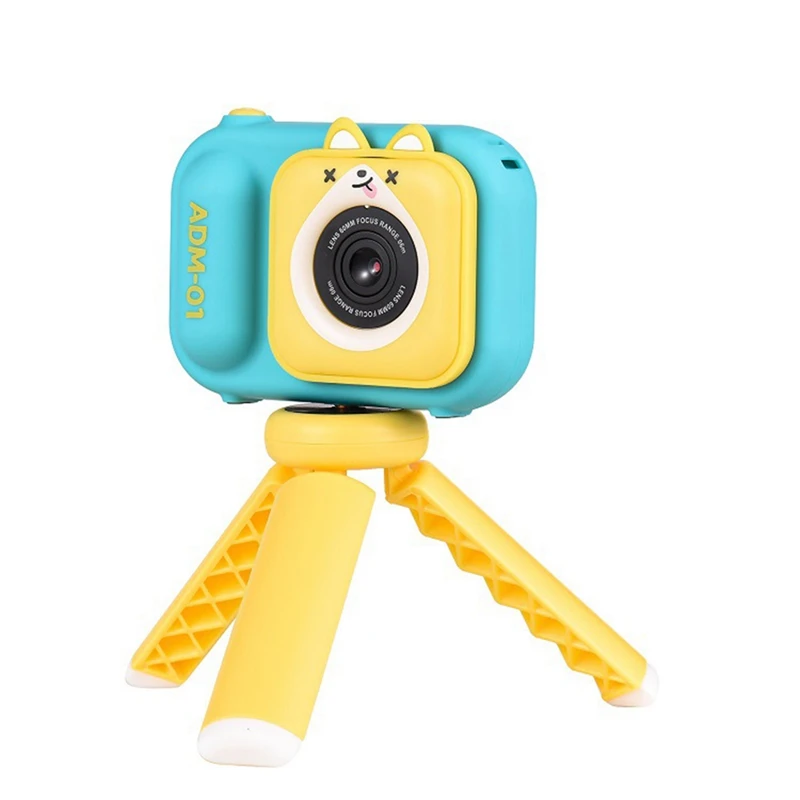 A23F-S11 48MP Handheld Bracket HD Dual-Lens Children Camera With Photo Video Support Fixed Multifunctional Camera