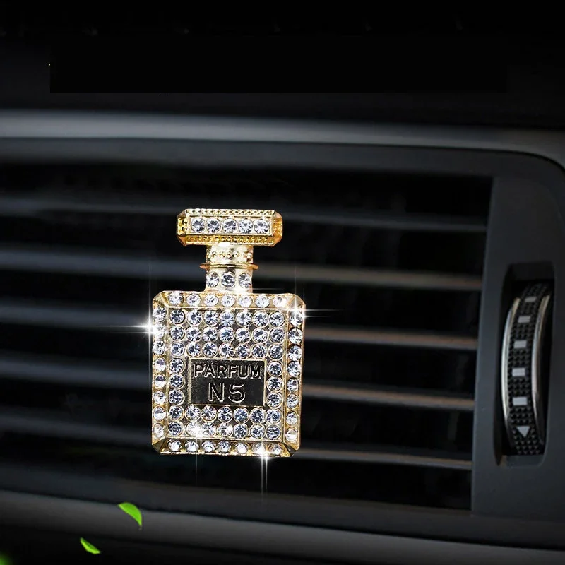 ترصيع حفر المياه زجاجة عطر سيارة منفذ تكييف الهواء العطور سيارة العطور اكسسوارات السيارات الداخلية عطر السيارة
