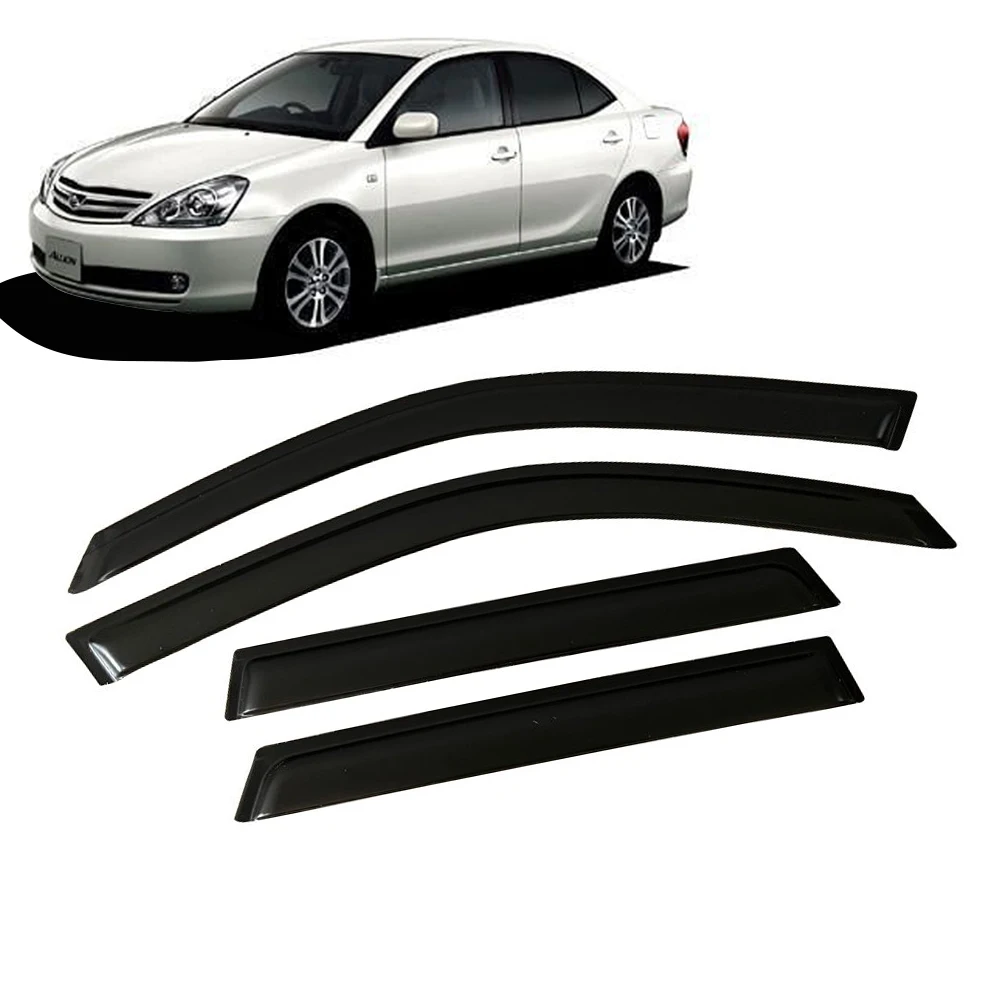 

For TOYOTA Allion 2001-2007 Car Side Window Visor Sun Rain Guard Shade Shield Shelter Protector Cover Frame Accessories