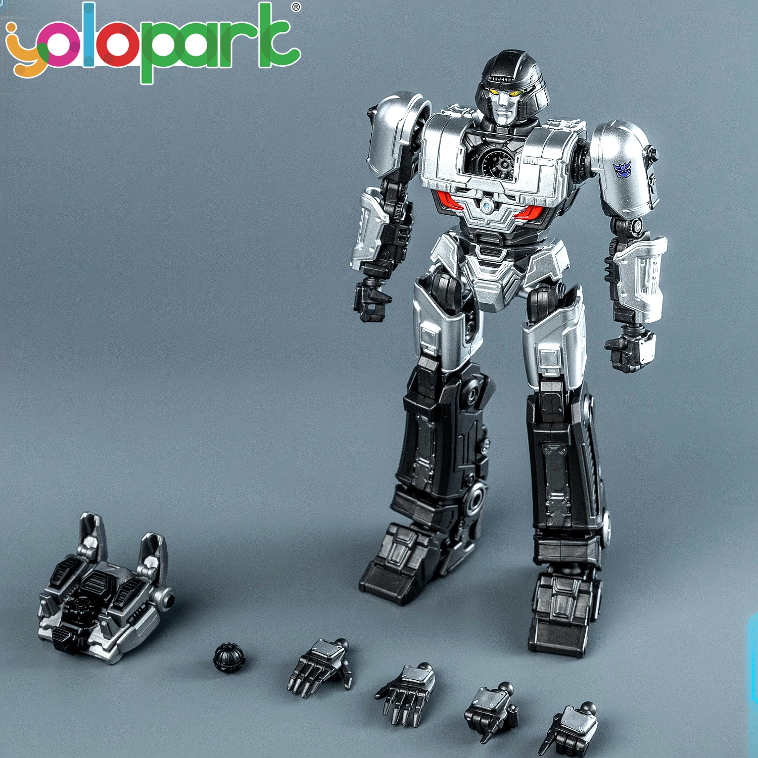 YOLOPARK Megatron Transformer Toy 15cm Cog-less Mode Highly Articulated Transformers One Action Figures Toys Gift