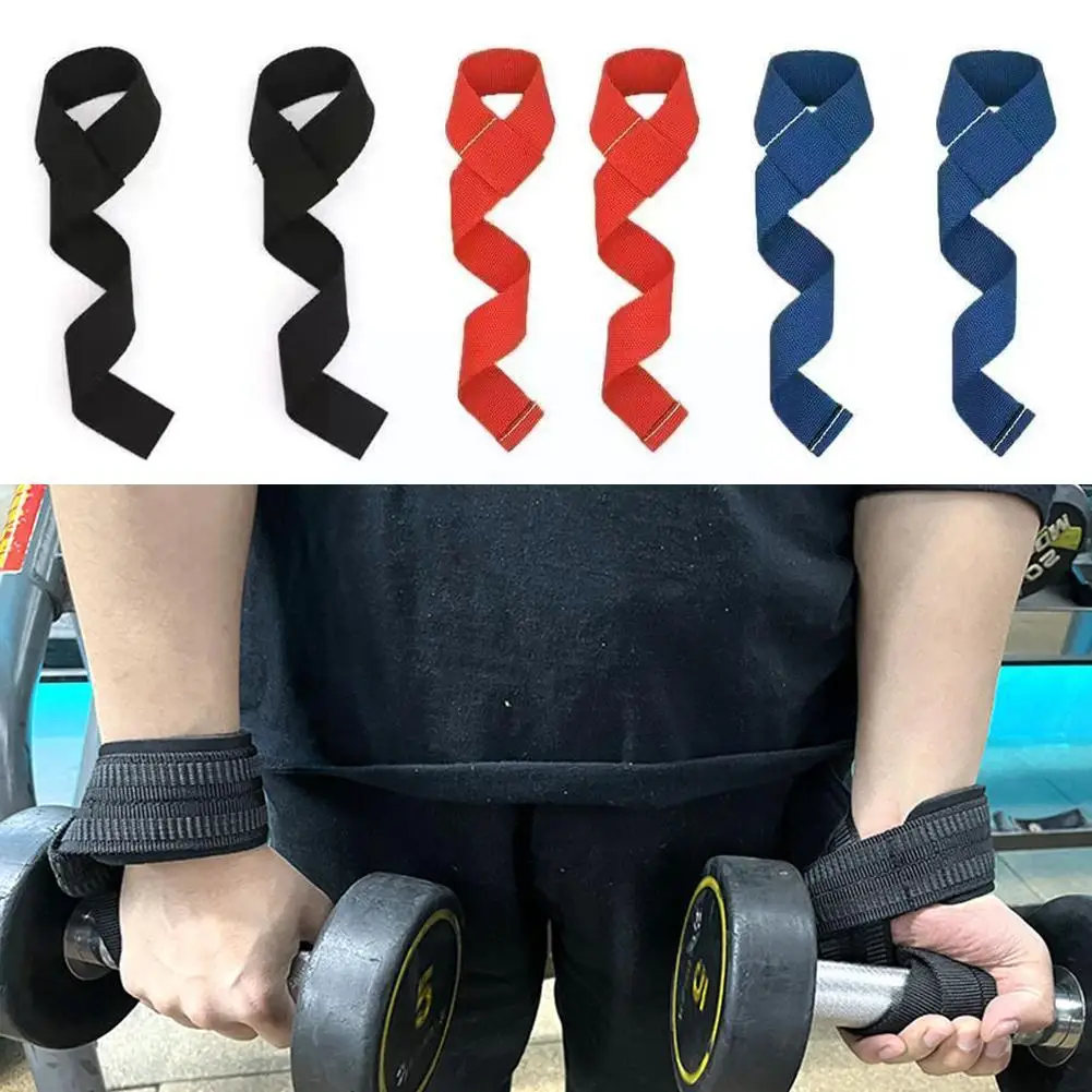 Fitness Lifting Straps Weight Lifting Wrist Grip Booster Strength Support Training Crossfit Belt Deadlifts Pull-ups Gym F9S4