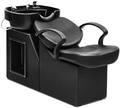 ABS Plastic Shampoo Bowl Chair,Barber Backwash Chair, Hair washing station for Spa Beauty Salon