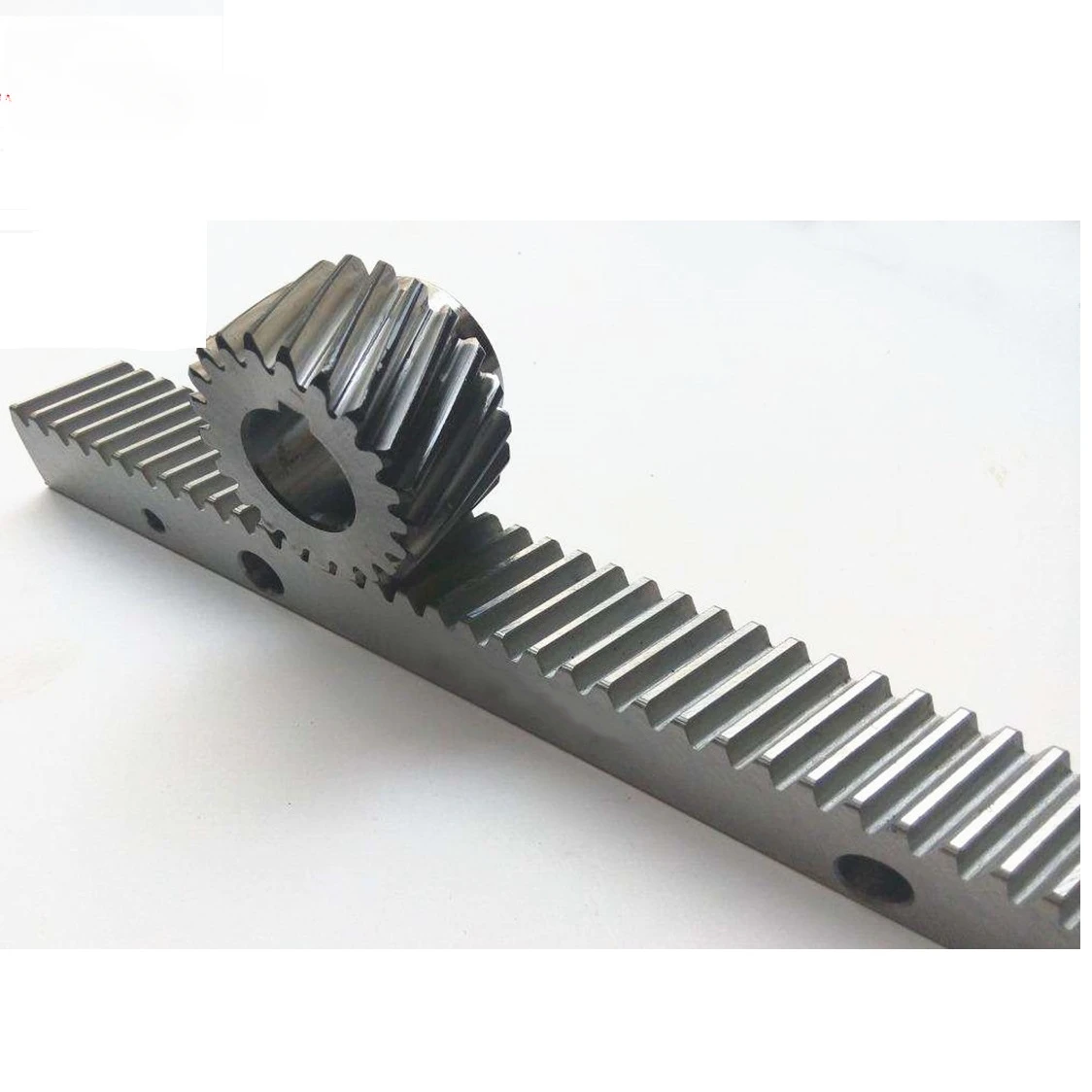 Numerical control circular spiral rack and pinion