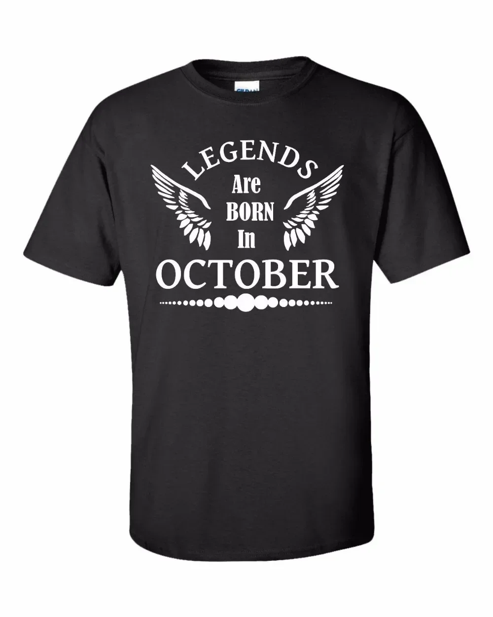 Legends Are Born In October Birthday Gift Present New Fashion Men/Men Tops Tees Movie T-Shirt
