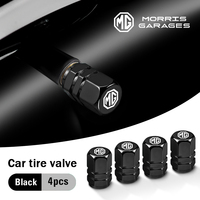 4Pcs Car Tire Valve Cover Aluminum Alloy Car Wheel Tire Valve Caps For Morris Garages MG ZS 5 7 6 Cyberster MG4 EV ES5 HS ONE