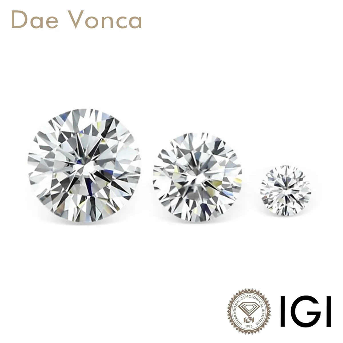 Large Round Cut Lab-Grown Diamond DEF 5.0-8.0ct Loose Diamond CVD/HPHT VVS1 IGI Certificate Diamond For Fine Jewelry Made