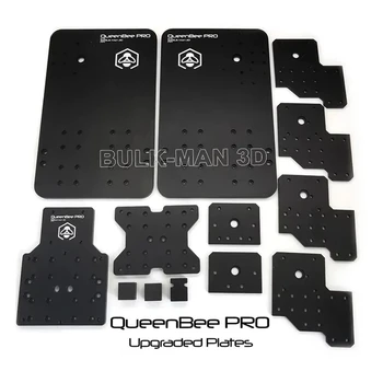 السائبة مان ثلاثية الأبعاد QueenBee PRO CNC لوحة أطقم 13 قطعة 6063-T5 مجموعات الألومنيوم لبناء QueenBee CNC الميكانيكية