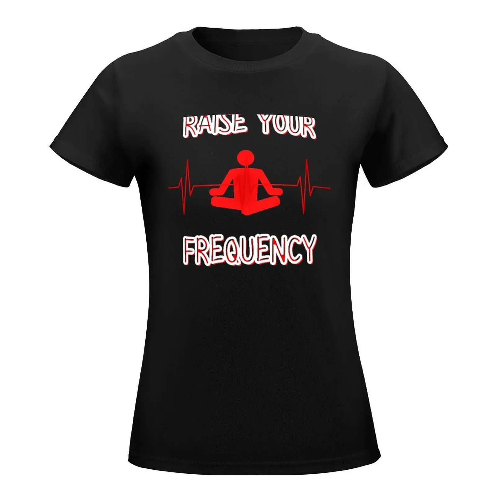 RAISE YOUR FREQUENCY T-Shirt tops anime clothes summer clothes t shirt dress Women