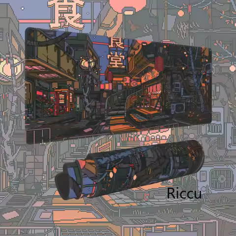 Pixel Art Gaming MousePad Computer Laptop Table mat Gamer Extended Mouse Mat Large Anime Mouse Pad Keyboard Kawaii Desk Mat XXL