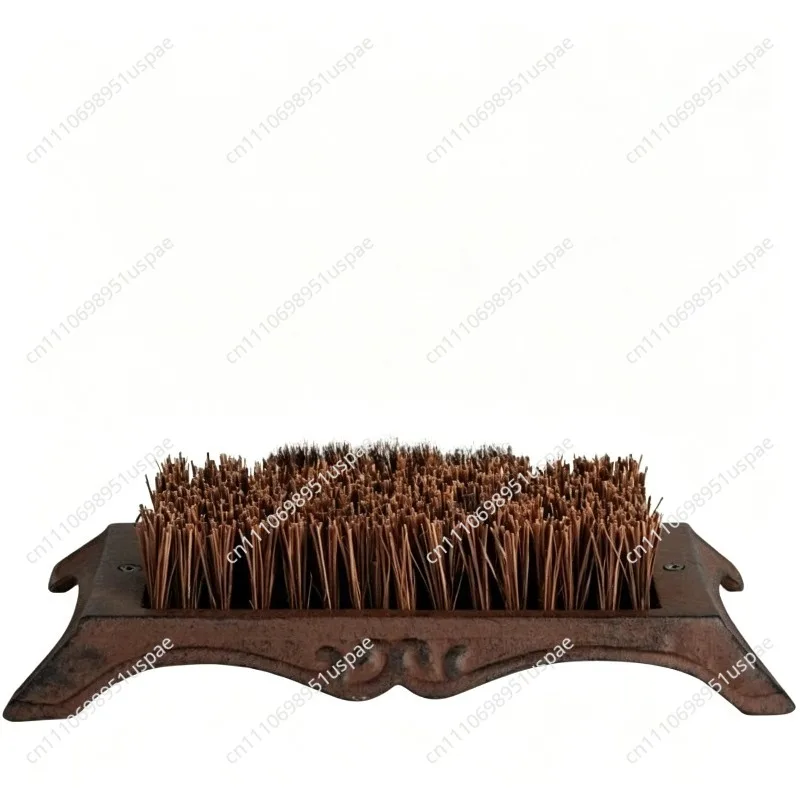 Cast iron mane shoe brush, shoe shine, utensils, yard entrance door, foot pad, sole scraping mud