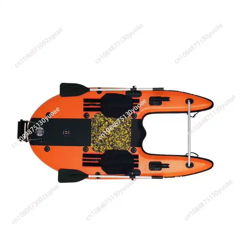 

Надувная лодка на платформе для рыбалки с воздушной трубкой высокого давления, жесткая лодка на животе, плавающая ткань с двойными стенками