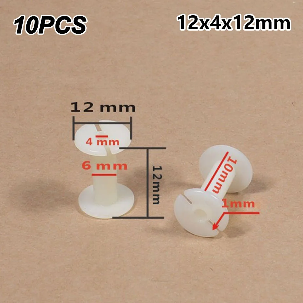 5/10Pcs Plastic Bobbin Wire Coil Frame ABS Round Bobbin Speaker Crossover Coil Frame Inductive Skeleton Inductor Winding Frame