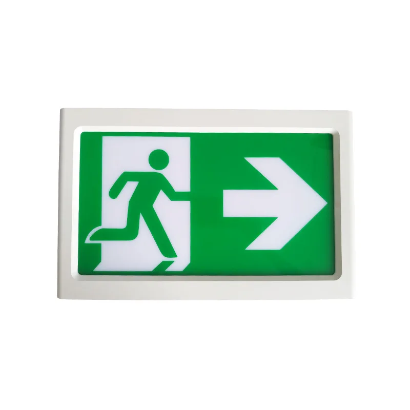 SYJ-091 LED Fire Emergency Evacuation Light Running Left and Right Arrow Escape Pointing to Induction Sign Light