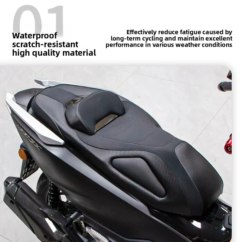 NS150GX Latex Soft Waterproof Non-Slip Breathable Seat Cushion with Lumbar Support
