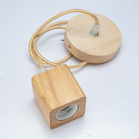 Nordic Wooden Pendant Light Modern Hanging Lamp for Living Room Kitchen Home Lighting Decor Luminaire Solid Wood Pendant Lamps