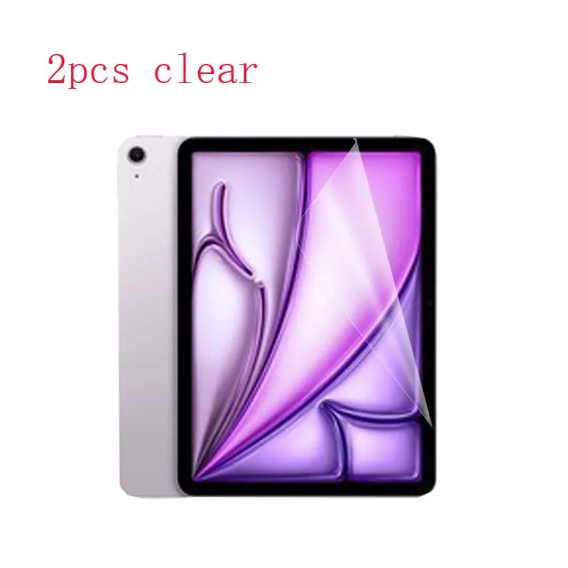 

Clear HD Screen Protector Plastic Soft Film For Apple iPad Air 13 2024 /iPad Pro 13 2024, 2pcs