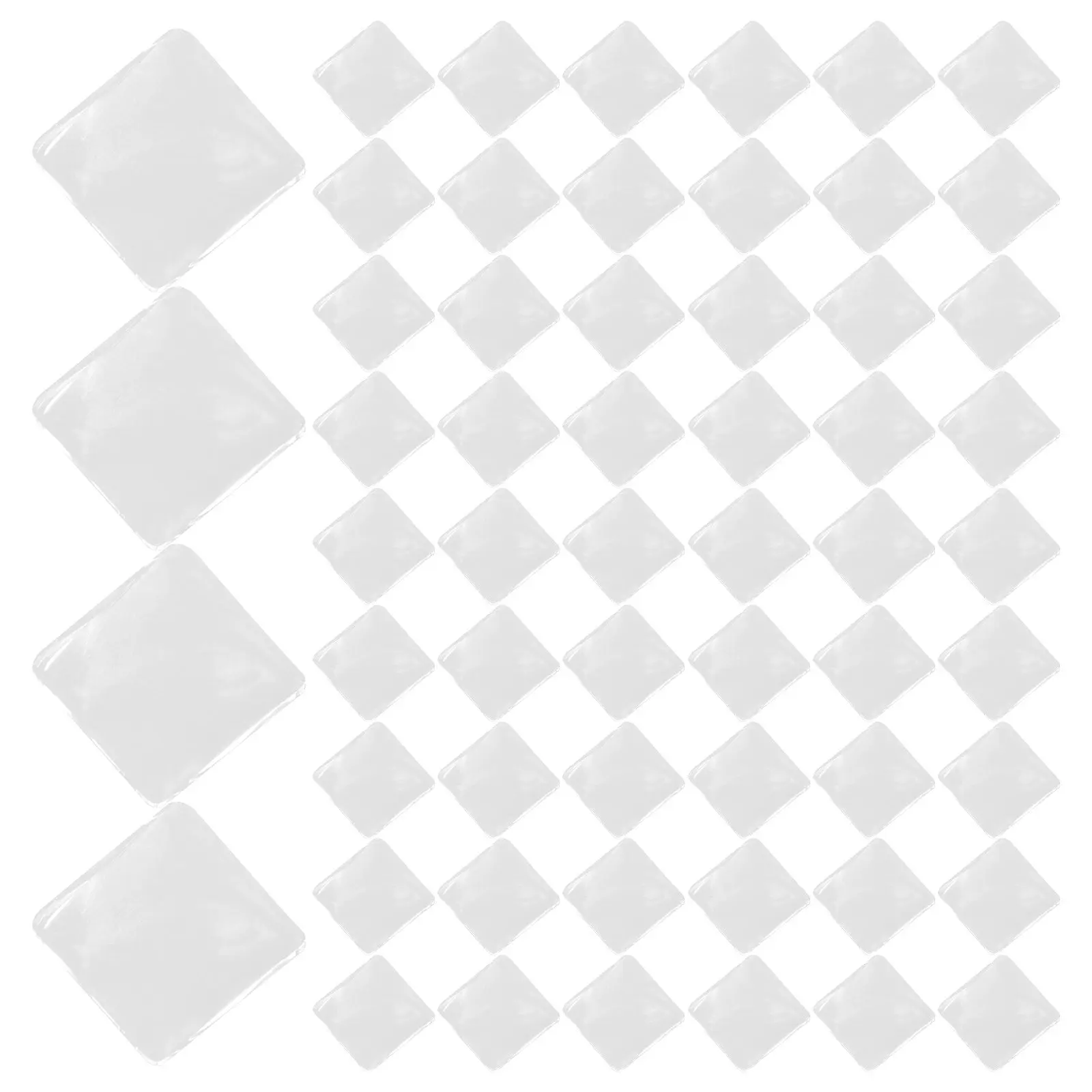 

100Pcs Professional Nail Color Display Tool Transparent Glass Rack for Nail Polish Organization Manicure Tool
