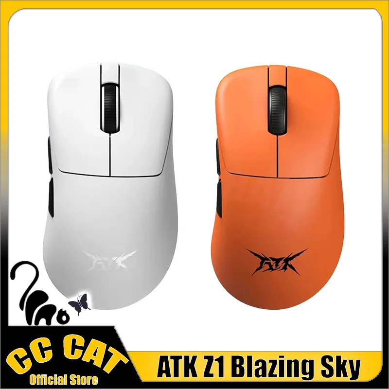 

Vgn Atk Z1 Blazing Sky Mouse Vxe 3mode Wireless 2.4g Ultra Light Weight Mouse Paw3950 Custom Mouse For E-Sports Gamer Mice Gifts