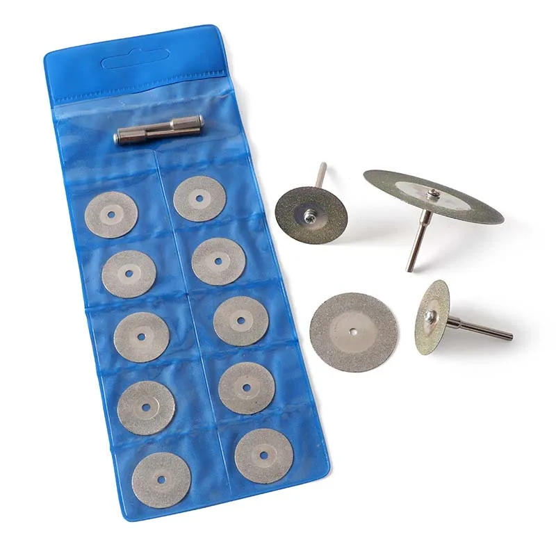 10 pieces per set Diamond Grinding Wheel Cutting Disc Custom Factory Supply Jewelry Polishing Rotary Tool Accessories