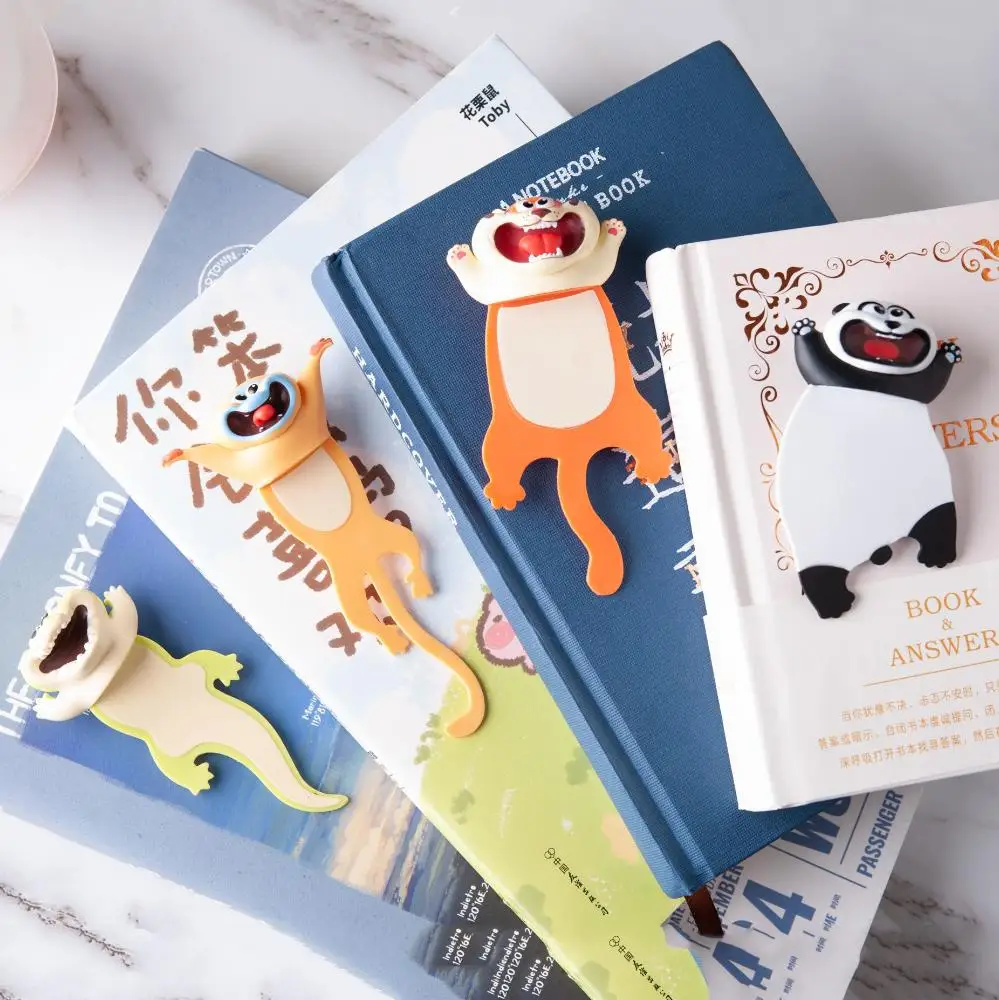 Newest 3D Bookmarks Animal Bookmark For Books Reading Lovers Sign Book Mark Learning Gift