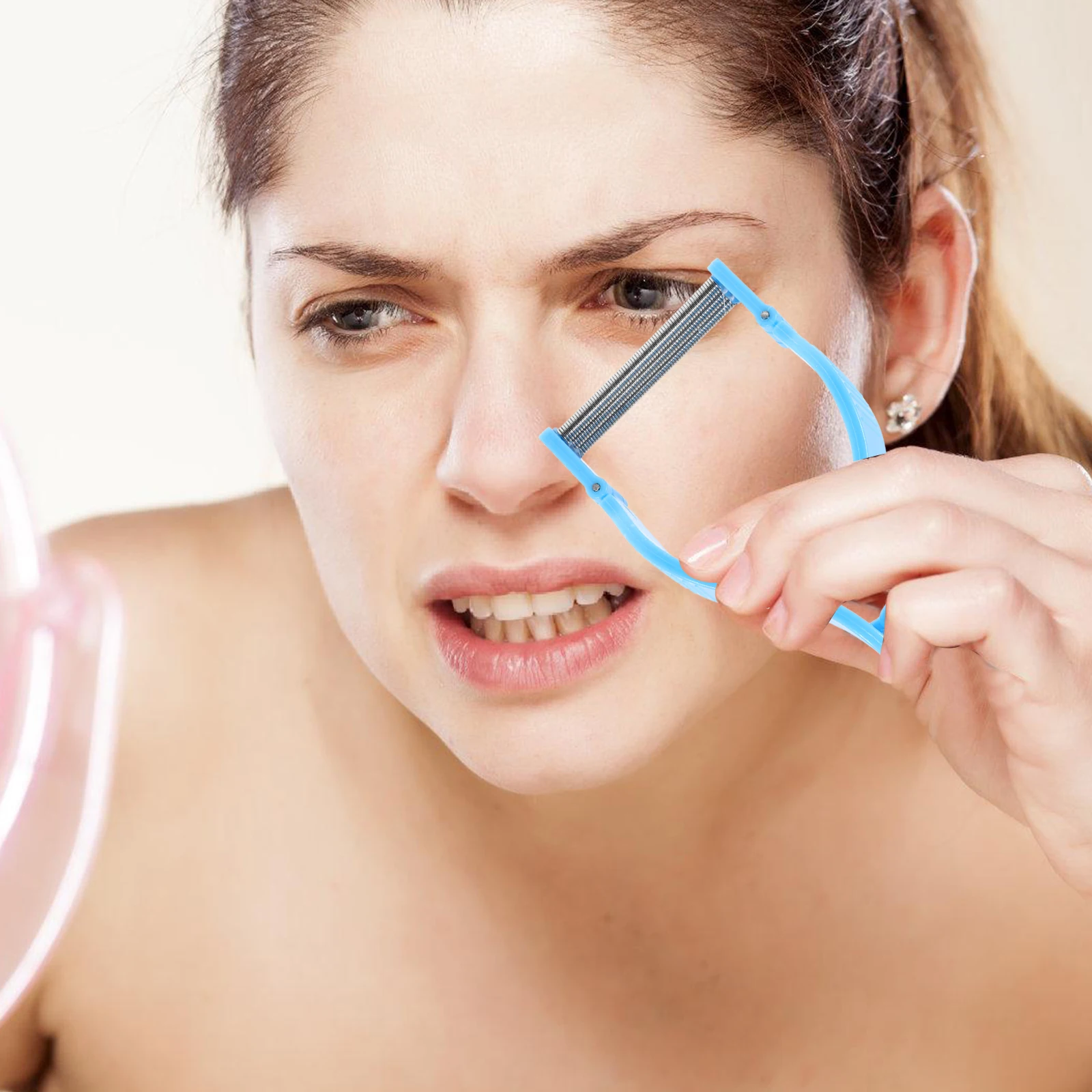 

Face Threading Hair Removal Female Spring Epilator Safe Gentle Precise Shave Smooth Skin Versatile Easy Carry Business Trip