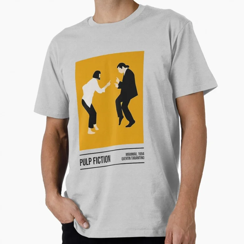 quentin tarrantino dance Cult classic movie Gift t shirt for men Large size tops S-6xl 100% cotton printed clothes