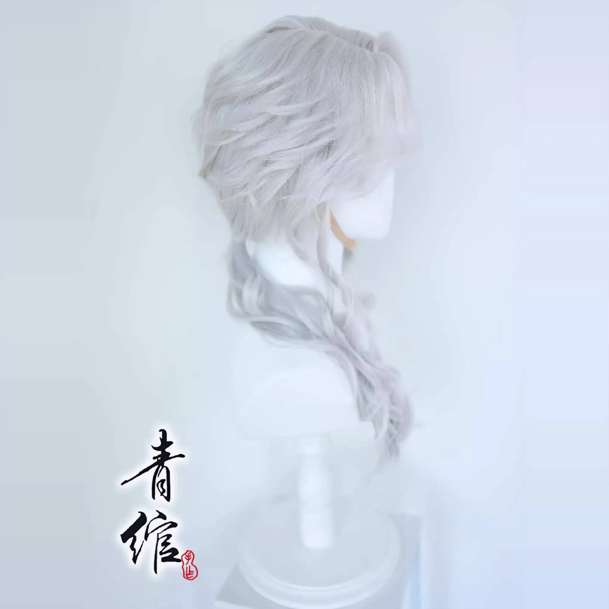 Identity V Frederick Kreiburg Silvery White Wig Cos Wig Cover Cosplay Halloween