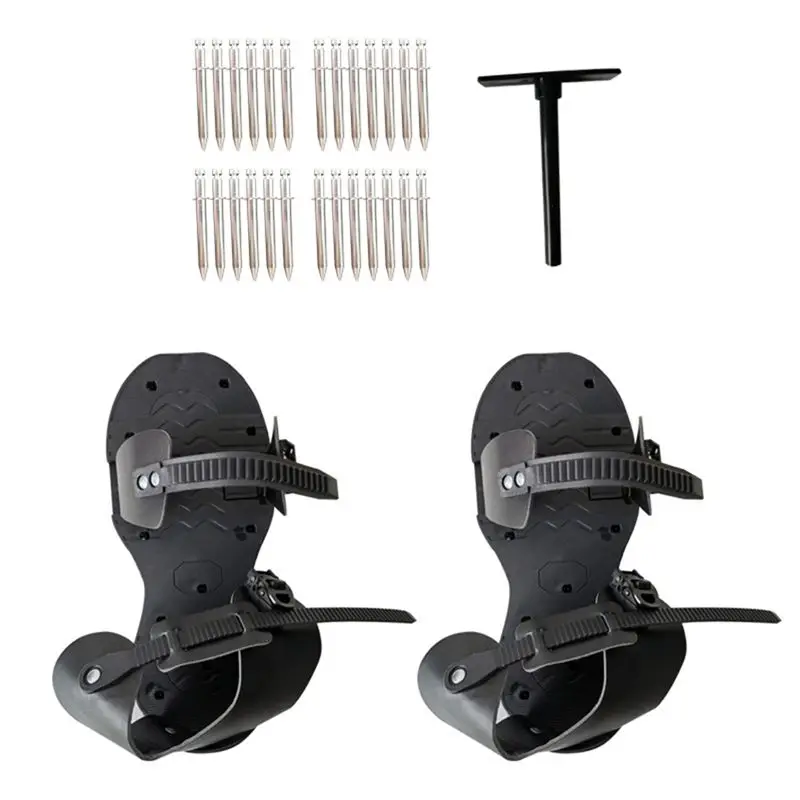 

ABJI-Garden Lawn Spikes Aeration Shoes Lawn Aerators Metal Lawn Aerators For Aerating Lawns Effectively Aerate Soil