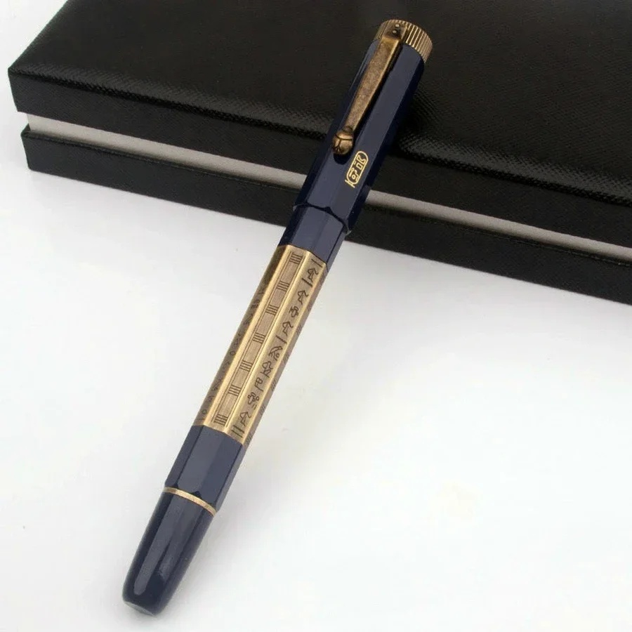 أفضل جودة رائعة نحت الحروف MB قلم حبر كلاسيكي مع الرقم التسلسلي القرطاسية الكتابة المدرسية بطلاقة