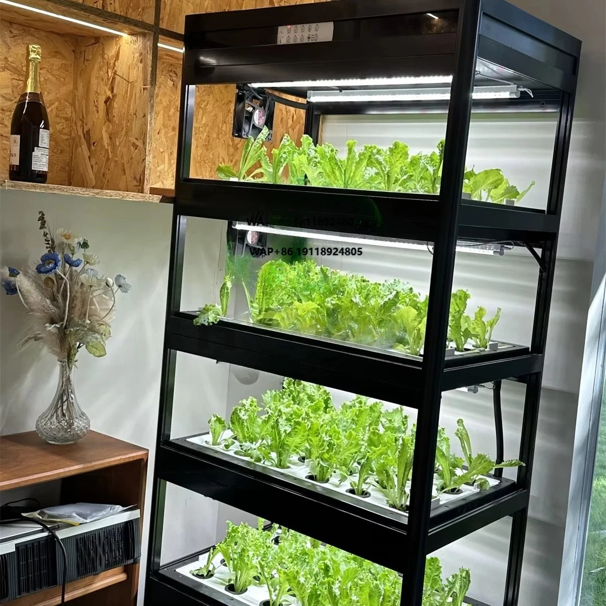 

Indoor Home Smart Led Aquaponics Cabinet Herb Garden Intelligente Microgreens Aeroponic Vertical Hydroponic Kit Growing System