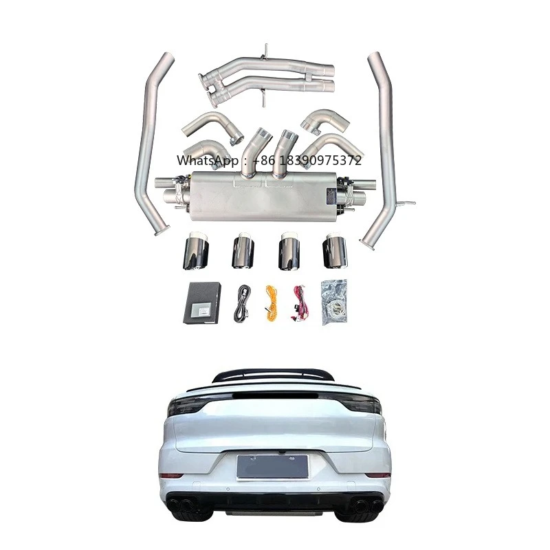 2018-2024 Car Modification Upgrade Mid Tail Sports Exhaust Tailpipe