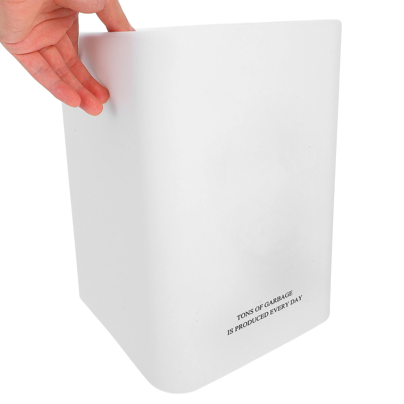 

Slim Space-Saving Plastic Trash Can For Bathroom Kitchen Dorm Room Large Capacity Compact Garbage Bin Under Sink Storage Bucket