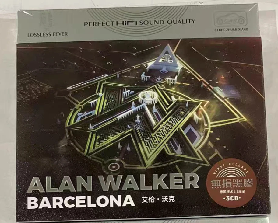 Classic DJ Alan Music CD Greatest Hits Album Faded 3pcs Music Record Walkman Car Original Soundtrack Cassette Party Music