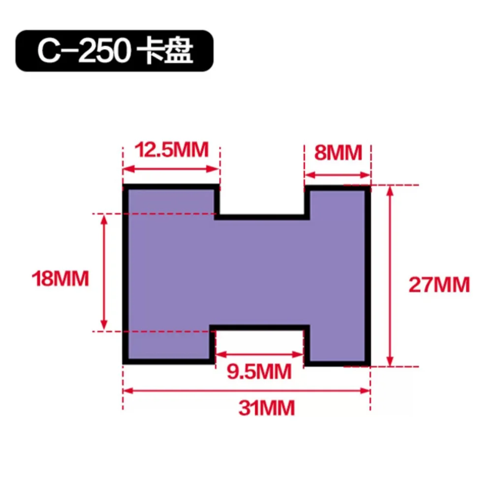 Mini-Drehmaschinen-Zubehör: Dreiklauenfutter 200/250/320/500, Anti-Späne-Stecker-Set, 3-Backen-Maschinenteile, Staubschutz, CNC-Klemmblock – Detail 8