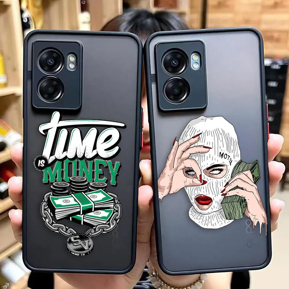 

Matte Case for OPPO A95 A94 A93 A92 A92S A78 A74 A73 A72 A57 A55 A54 A53 A17 A16 A15 4G 5G Case Funda Shell MONEY Spoiled Girl