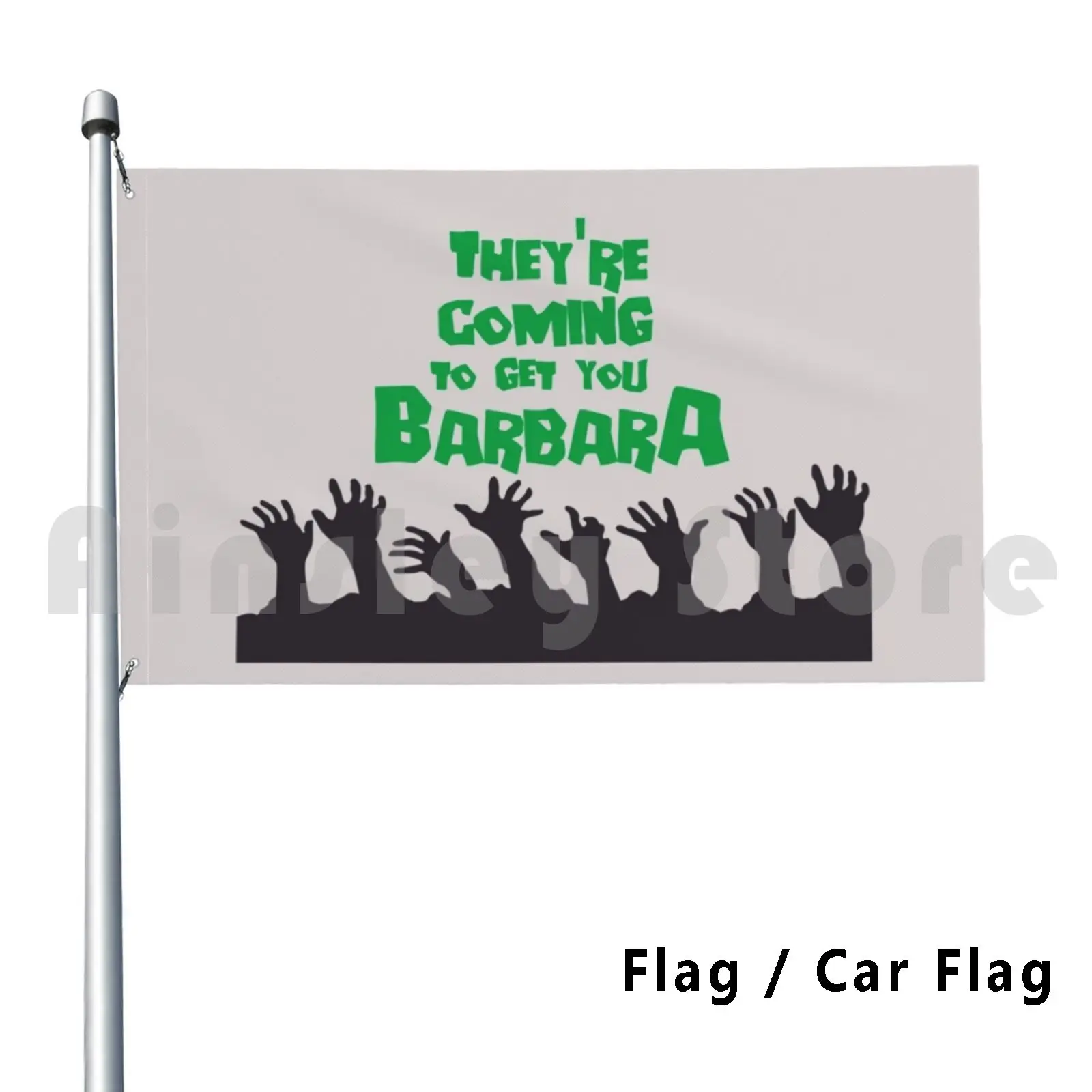 Noche de los muertos vivientes decoración al aire libre bandera bandera del coche noche de los muertos vivientes Zombie George Romero George A