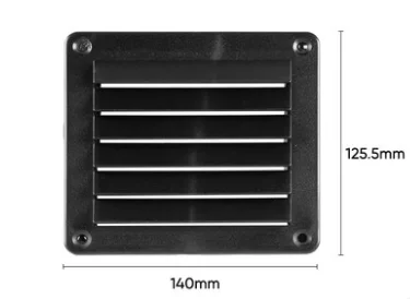 RV exhaust window outlet Top-mounted exhaust fan Top-mounted circular exhaust vent louver outlet