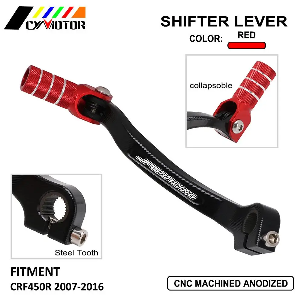 Motocycle CNC Foldbale Gear Shift Lever Shifter Pedal Brake Pedal For HONDA CRF450R CRF250R CRF 450R 250R 250 450 R 230F 250RX