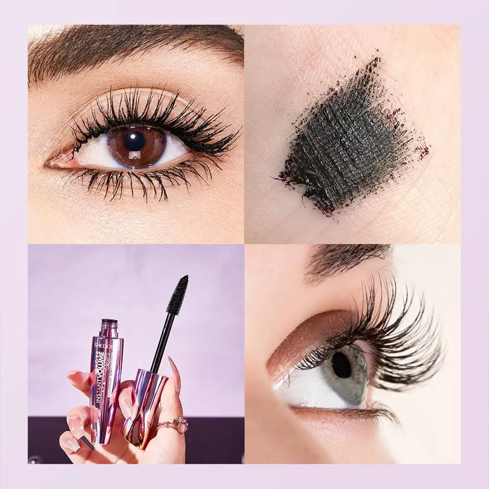 Rímel de volume instantâneo, 10ml, 24 horas, grosso, à prova d'água, longo, encaracolado, preto, crescimento de cílios, líquido, à prova de manchas, marca, maquiagem para os olhos