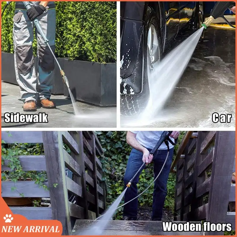 

Emption!Turbo Nozzle For Pressure Washer Rotating For Hot And Cold Water With 1/4 Quick Connect 7 Nozzle Tips And Holder