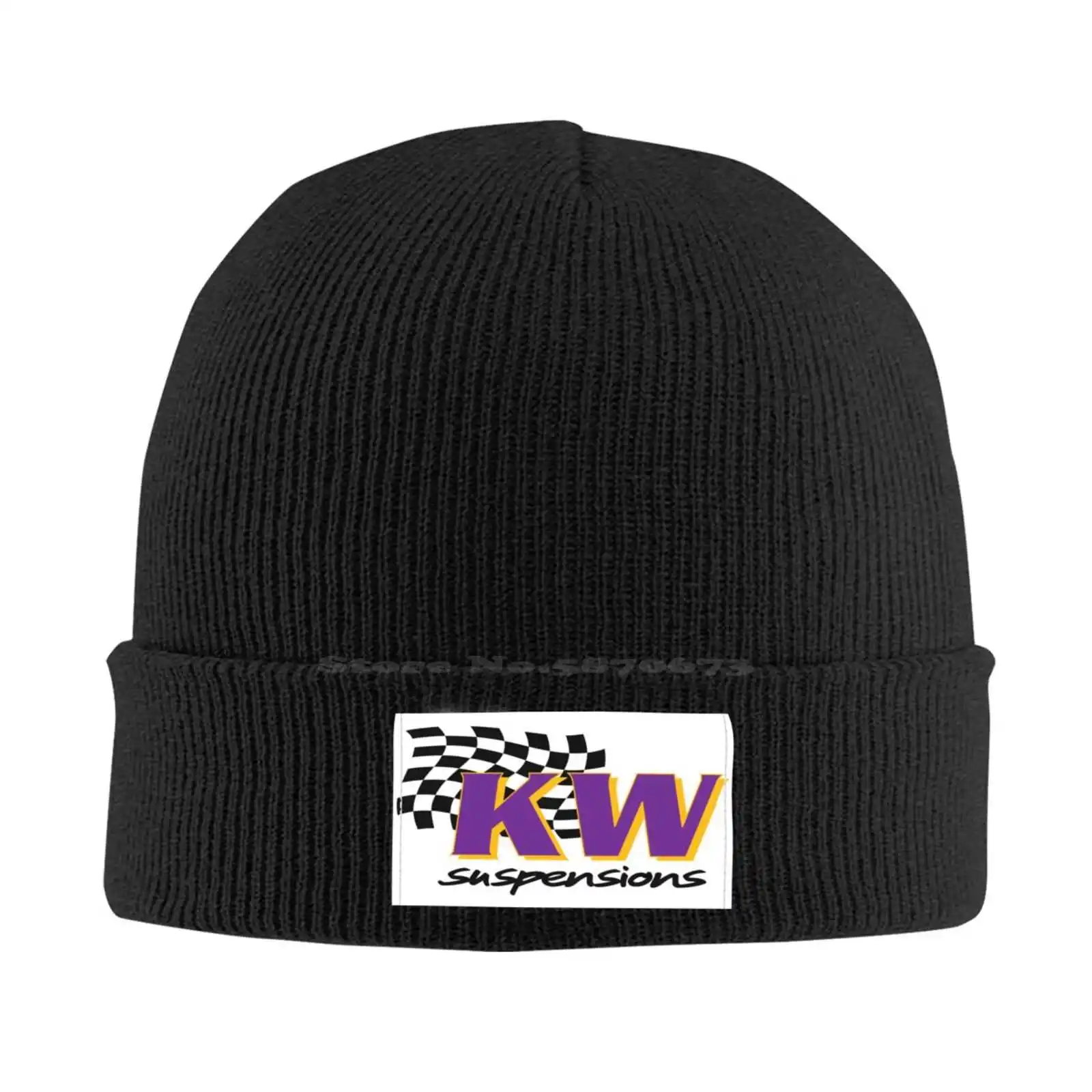 KW Suspensions Logo Print Graphic Casual cap Baseball cap Knitted hat