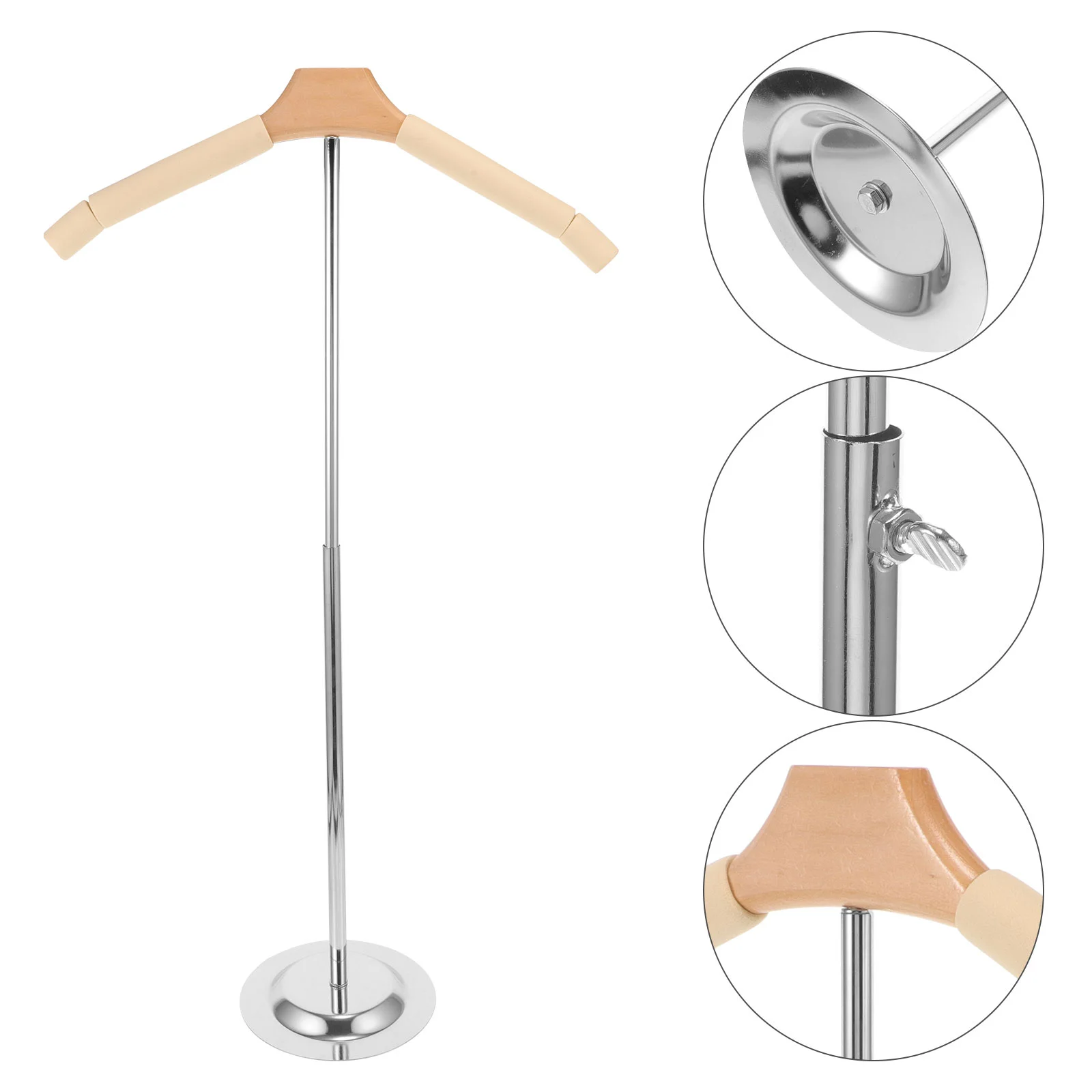 

Clothing Display Stand Clothes Hanger Rack Shirt Fabric Model T-shirt Hangers Wooden