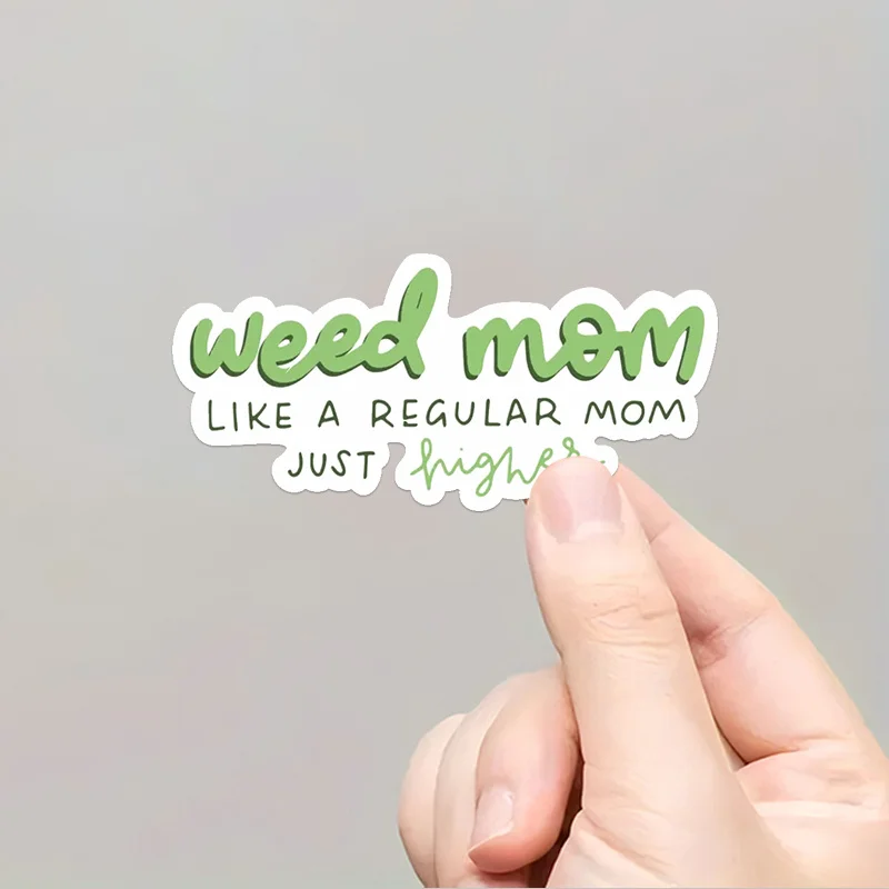 

1Pcs Unique"Drug Mom"Durable Waterproof and Easy To Stick-perfect for Cars Laptops Water Bottles and More Watertight Car Sticker